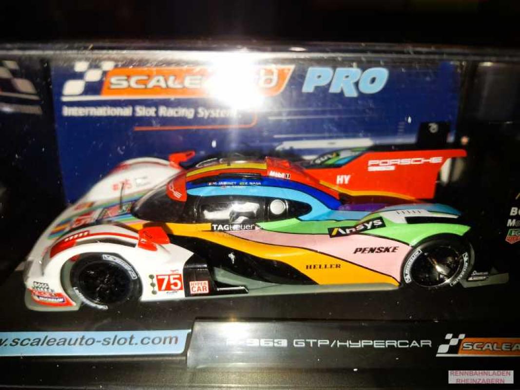 Porsche 963 Hypercar #75 24h Le Mans 2023 rmit PRO RACING 12" Fahrwerk Scaleauto 1/32 SC6334