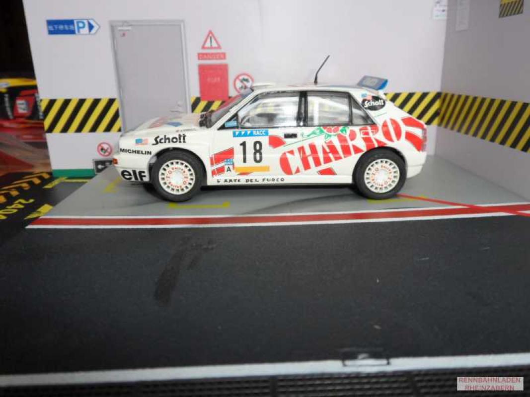 Lancia Delta Integrale #18 CHARRO Rally Costa Brava 1992 J.Puras SCX 1:32  Colección Altaya 