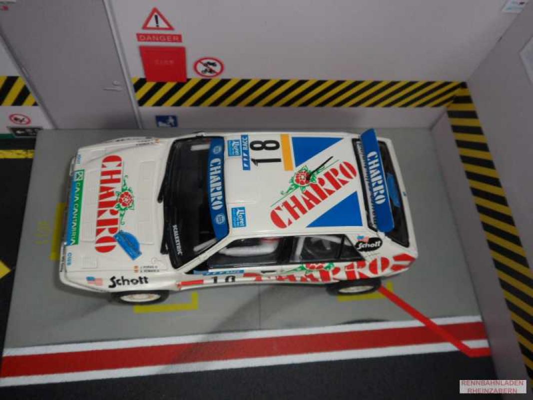 Lancia Delta Integrale #18 CHARRO Rally Costa Brava 1992 J.Puras SCX 1:32  Colección Altaya 