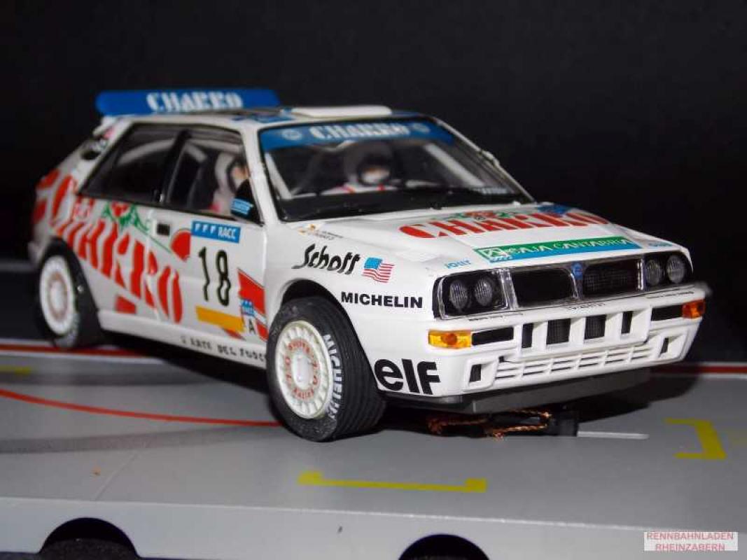 Lancia Delta Integrale #18 CHARRO Rally Costa Brava 1992 J.Puras SCX 1:32  Colección Altaya 