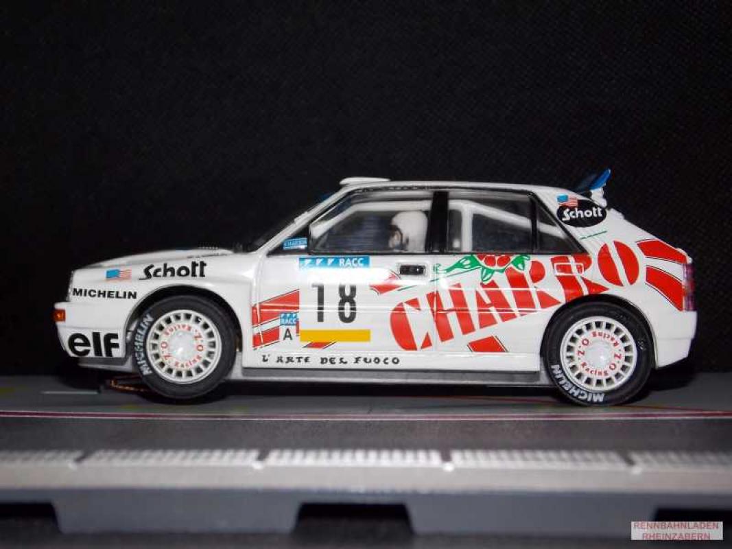 Lancia Delta Integrale #18 CHARRO Rally Costa Brava 1992 J.Puras SCX 1:32  Colección Altaya 