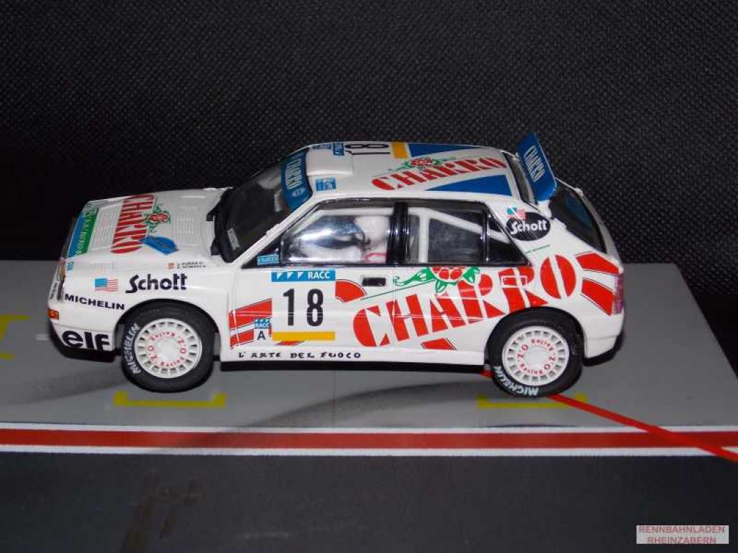 Lancia Delta Integrale #18 CHARRO Rally Costa Brava 1992 J.Puras SCX 1:32  Colección Altaya 