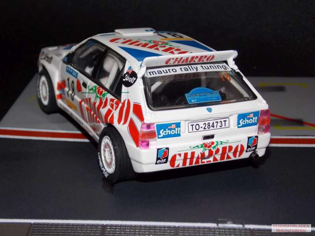 Lancia Delta Integrale #18 CHARRO Rally Costa Brava 1992 J.Puras SCX 1:32  Colección Altaya 