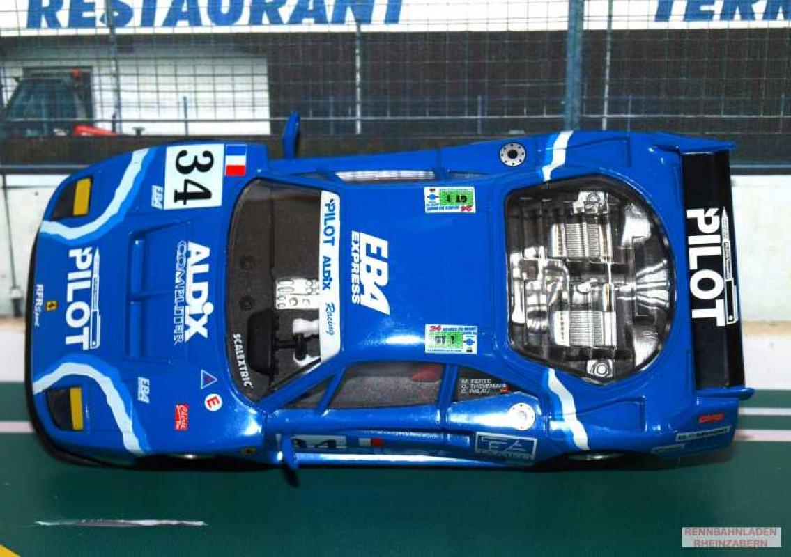 Ferrari F40 "Pilot" Le Mans #34 sehr rar! original SCX - unbenutzt Neuwertig, ohne Box