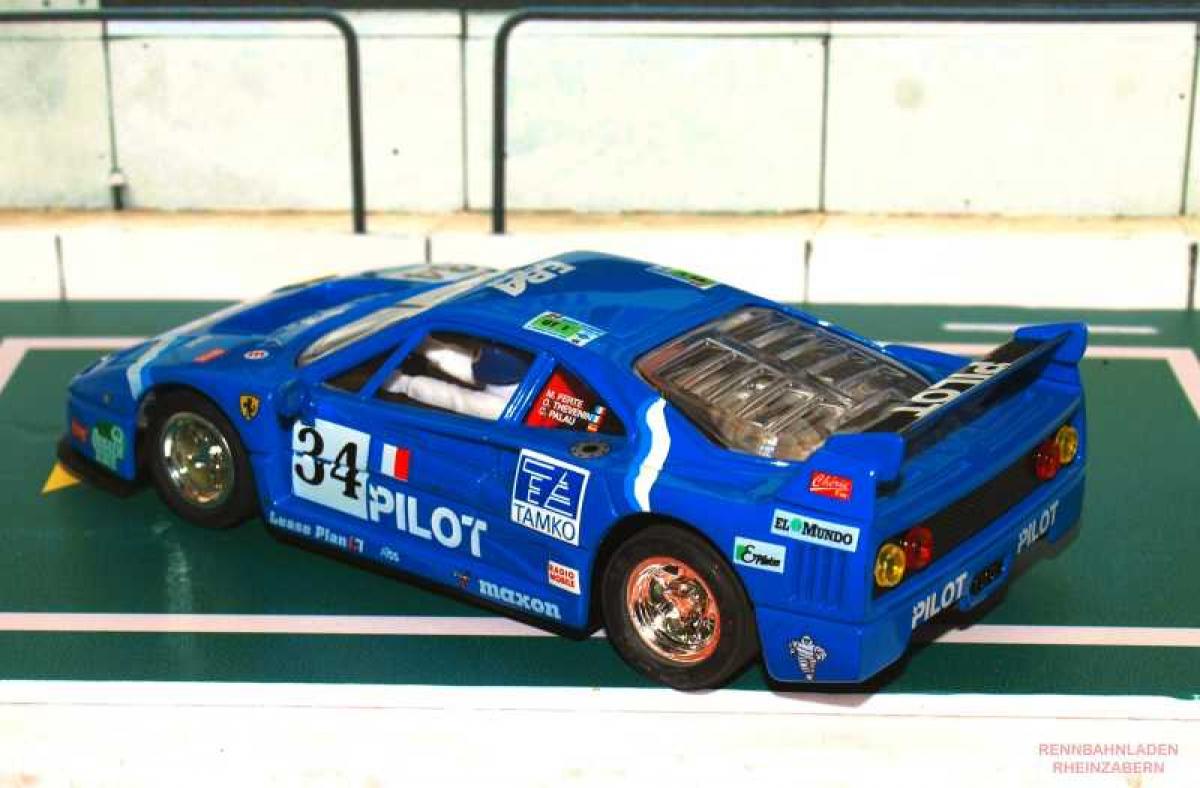 Ferrari F40 "Pilot" Le Mans #34 sehr rar! original SCX - unbenutzt Neuwertig, ohne Box