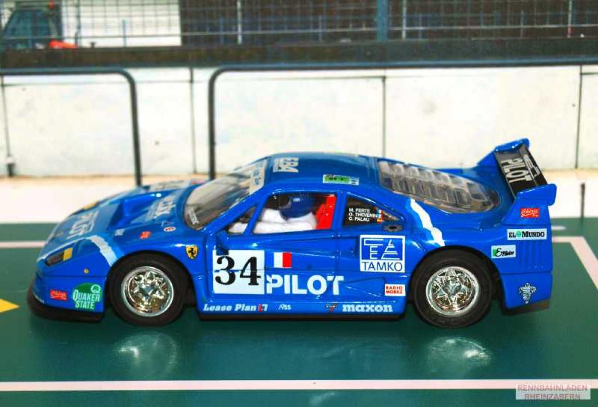 Ferrari F40 "Pilot" Le Mans #34 sehr rar! original SCX - unbenutzt Neuwertig, ohne Box