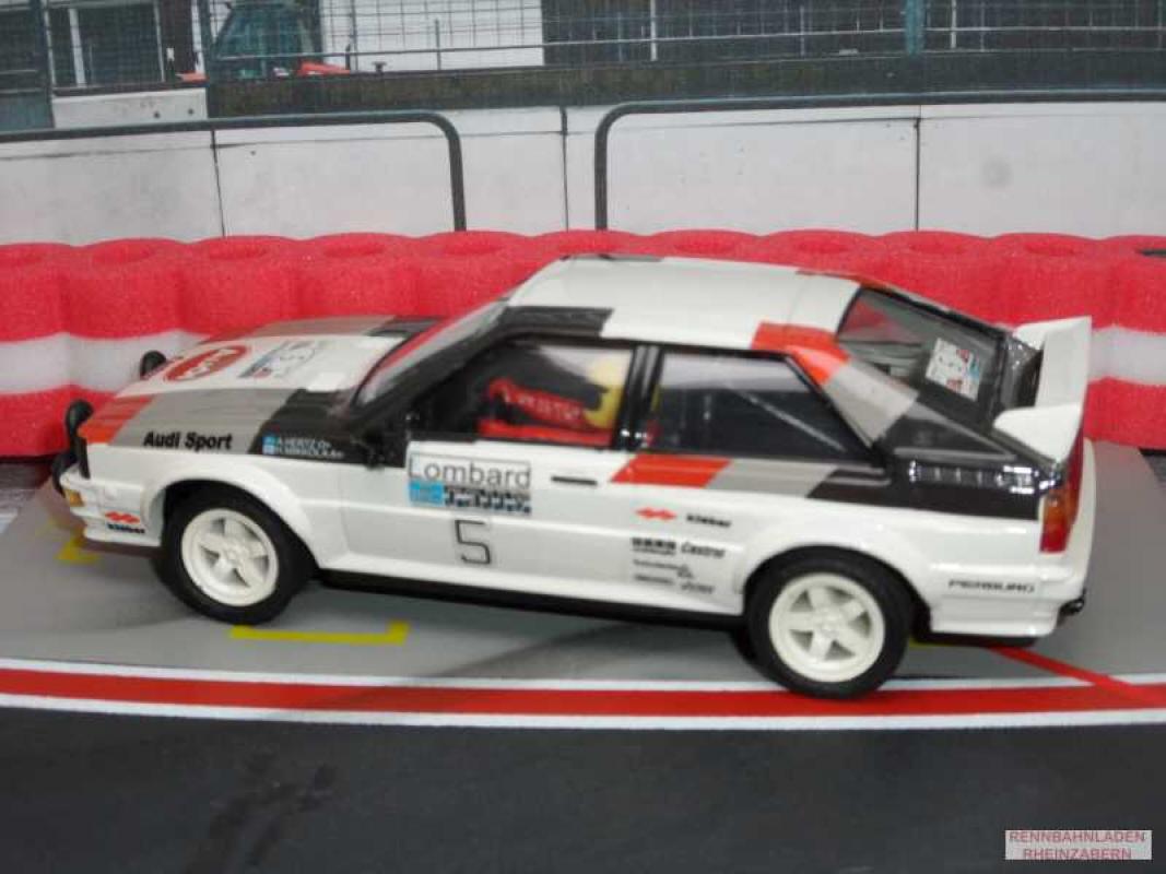 AUDI QUATTRO S1 1° RAC RALLY LOMBARD - SCOTLAND 1981  AUDI SPORT TEAM  #5  HANNU MIKKOLA / ARNE HERTZ Modell selten NEU UNBENUTZT- ohne Box