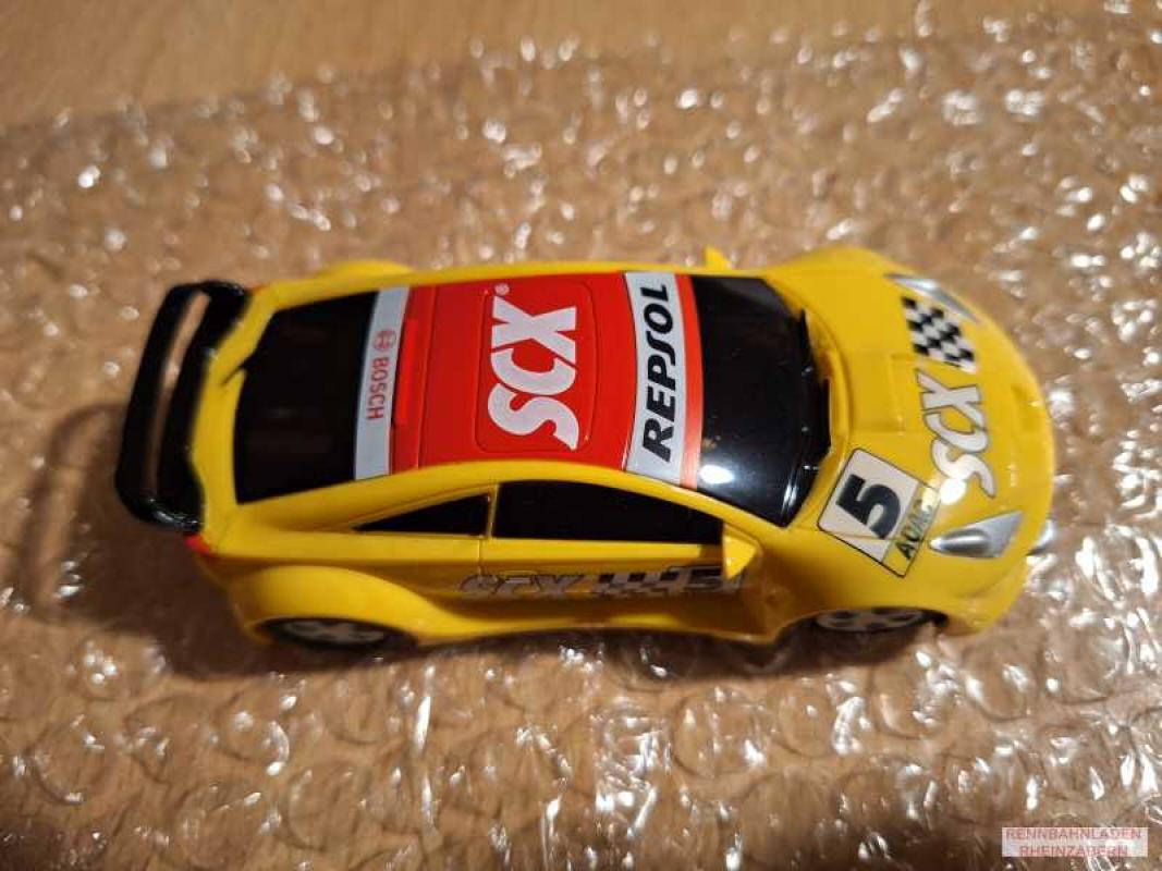 Tuning Car gelb repsol SCX Compact 1:43