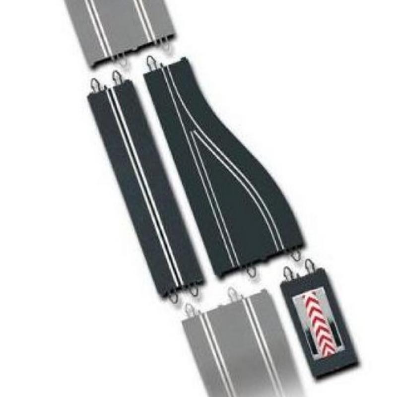 Weiche nach links Boxenein bzw. ausfahrt  SCX Digital 1:32 auch für SCX ADVANCE Digital 1/32