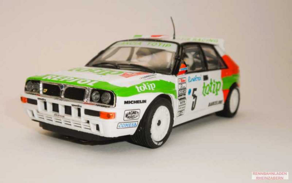 Lancia Delta HF Intergrale Rallye Monte Carlo 1993 #5  A. Aghini - S. Farnocchia Team ToTip / Repsol Lancia. SCX 1:32