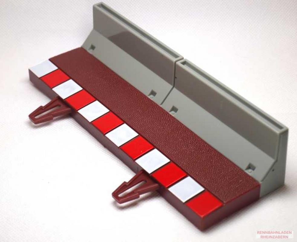 Fahrbahnverbreiterung mit Begrenzungsmauer Gerade 180mm 4 Stück Bisterpackung