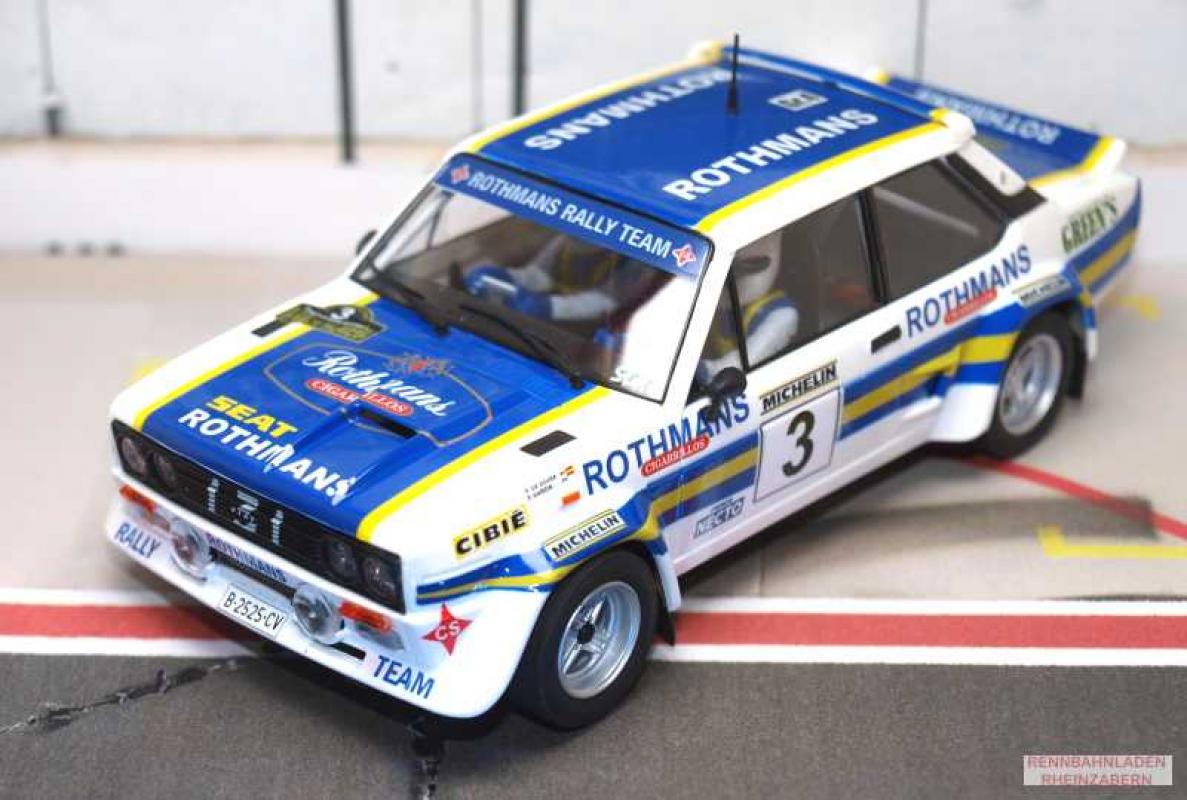 Fiat 131 Abarth #3 Rally Talavera 1982 de Sousa Sancho Pablo /  García Sánchez Pedro  Rothmans Rally Team SCX Classic 1:32