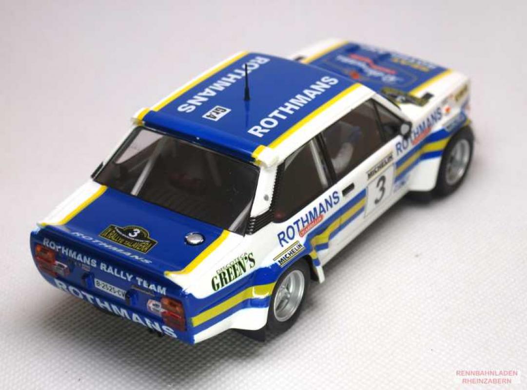 Fiat 131 Abarth #3 Rally Talavera 1982 de Sousa Sancho Pablo /  García Sánchez Pedro  Rothmans Rally Team SCX Classic 1:32
