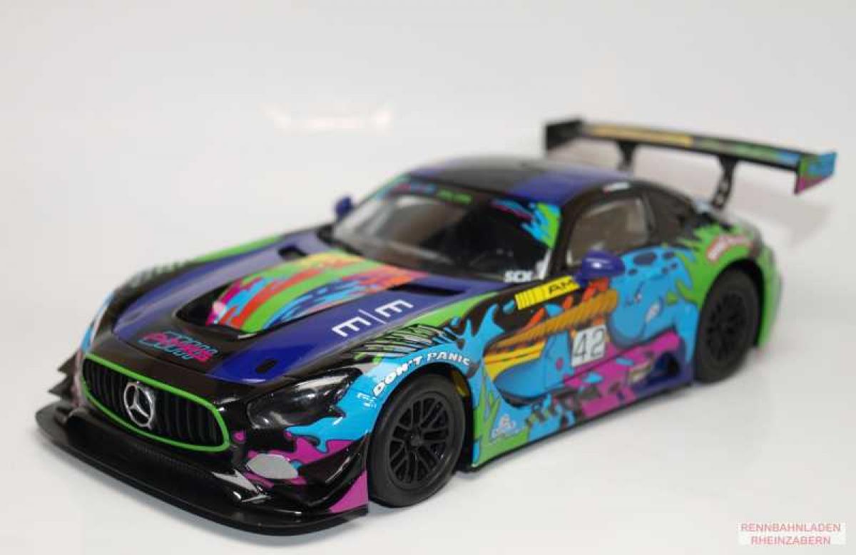 Mercedes AMG GT3 NASA Utah 6-Hour endurance race 2021 at Utah Motorsports Campus.SCX Classic 1:32 SCXU10558
