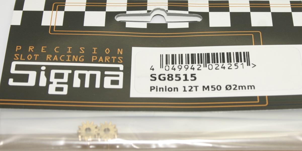 Motorritzel 12 Z Messing für 2 mm-Wellen
