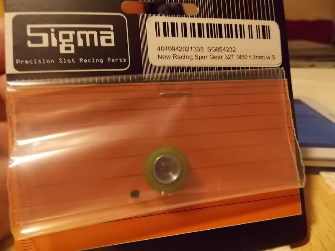Spurzahnrad 32 Z M50 Grün für 3mm Achse