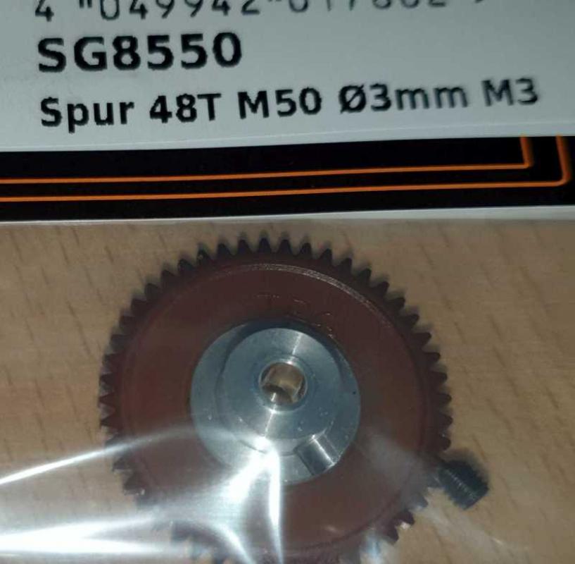 Spurzahnrad 48 Z Schwarz