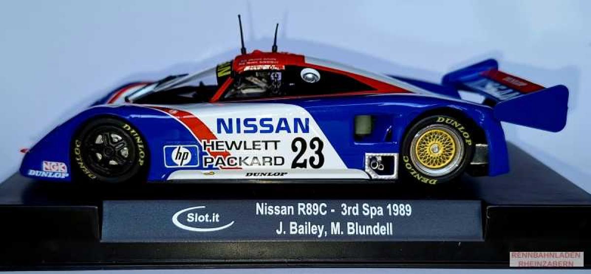 Nissan R89C Nr.23  3.Pl Spa 1989 Julian Bailey, Mark Blundell SICA28I  Slotit 1:32