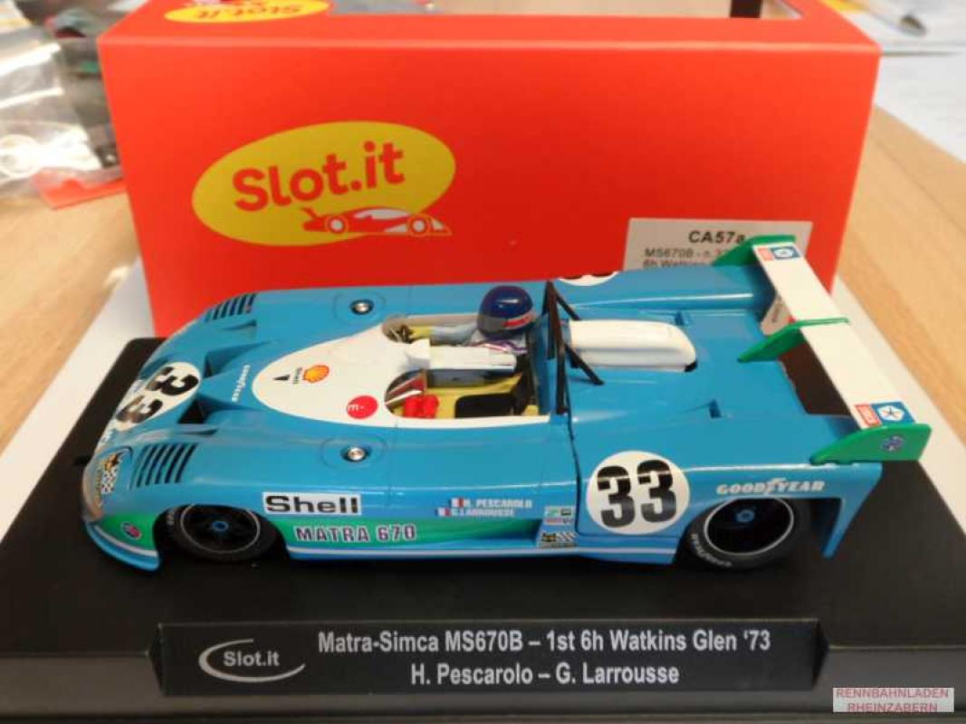 Matra Simca MS670B No. 14 12h Le Mans 1973 Wollek - Dapallier Slot.it 1:32 SICA67A