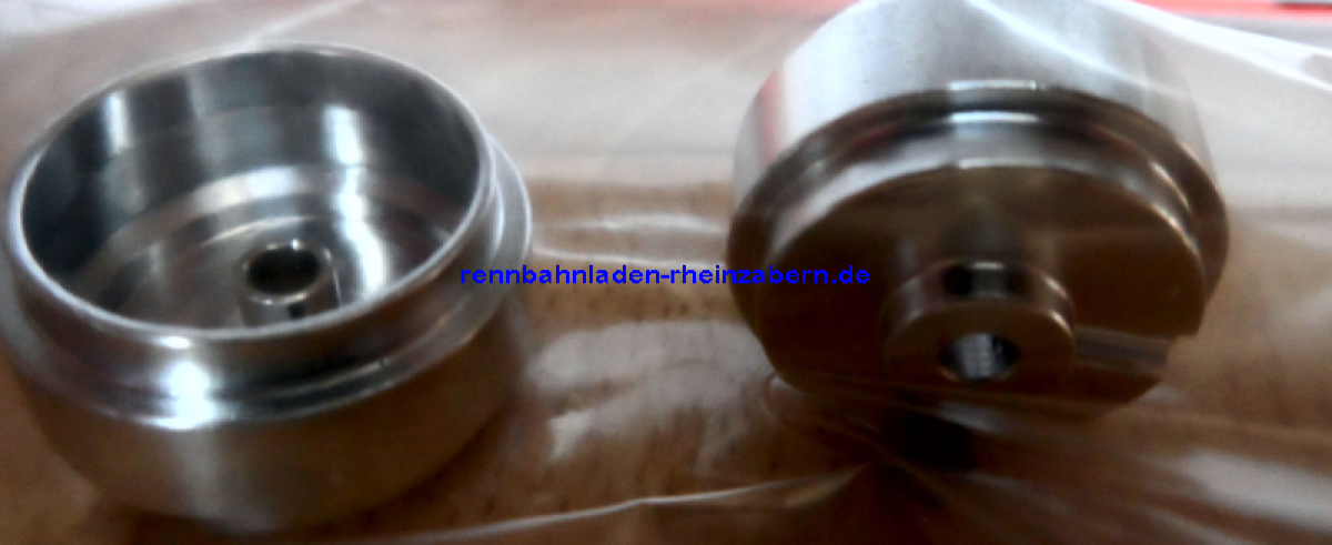 Felgen Alu 17,3x9,75/10,25 mm Aluminium für Achse 2,38mm (PA19AL o.Dist/ PA62.)