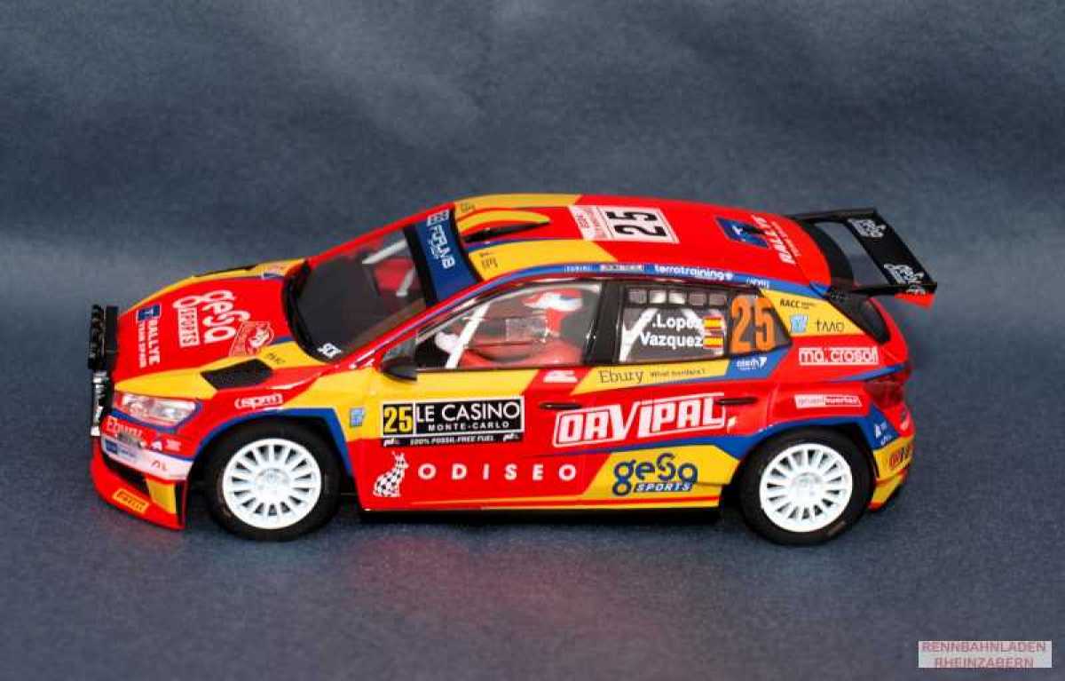 Škoda Fabia RS Rally2 #25 Rallye Automobile Monte-Carlo 2024