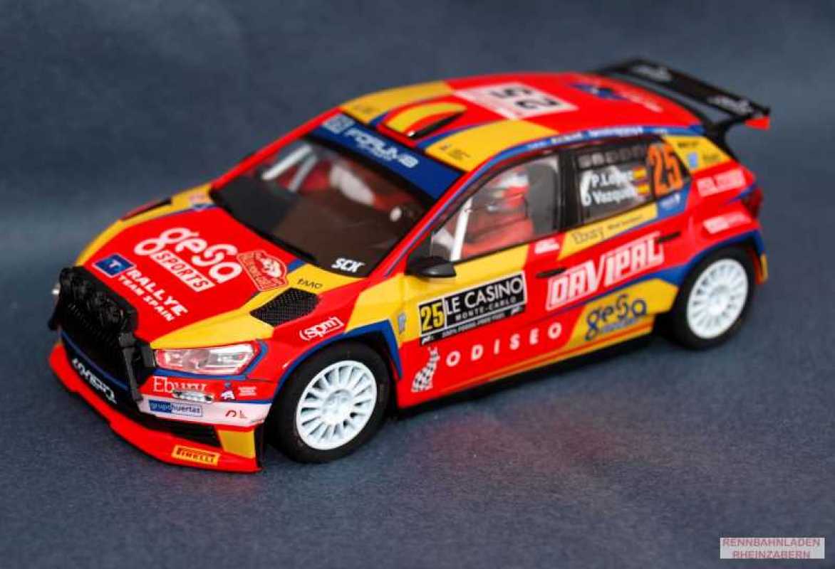 Škoda Fabia RS Rally2 #25 Rallye Automobile Monte-Carlo 2024