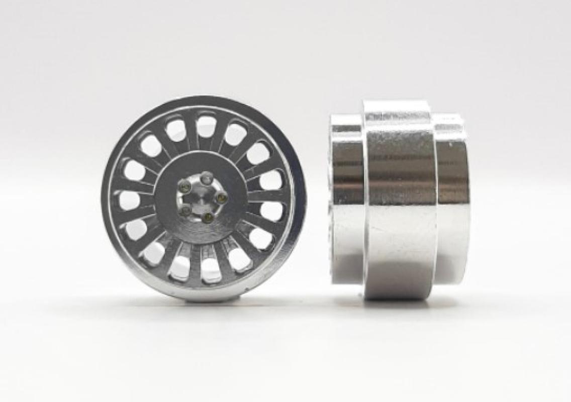 Alu-Felgen OZ-Desing 15.8mm x 8.5mm alloy / silber für Achse 2,38mm STAFFS335