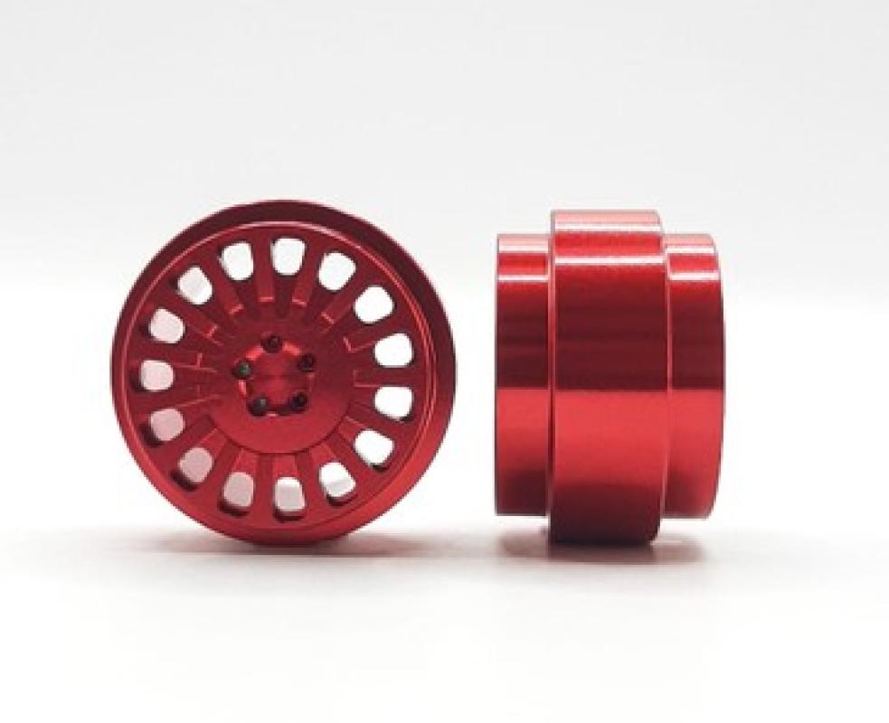 Alu-Felgen OZ-Desing 15.8mm x 8,5mm red / rot für Achse 2,38mm STAFFS339