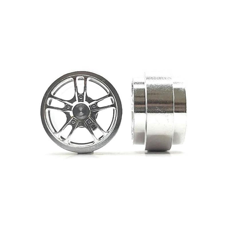 5 Doppelspeichen Design Alu Felgen Ø 15,8mm x 8,5mm für Achse 2,38mm STAFFS351