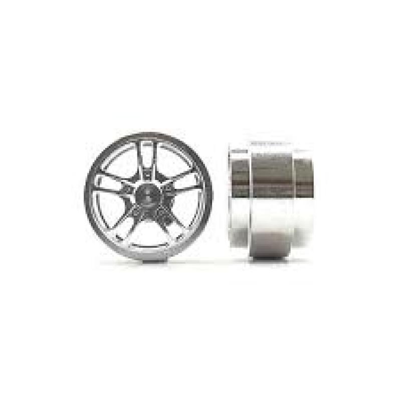 5 Doppelspeichen Design Alu Felgen Ø 15,8mm x 10mm für Achse 2,38mm STAFFS359