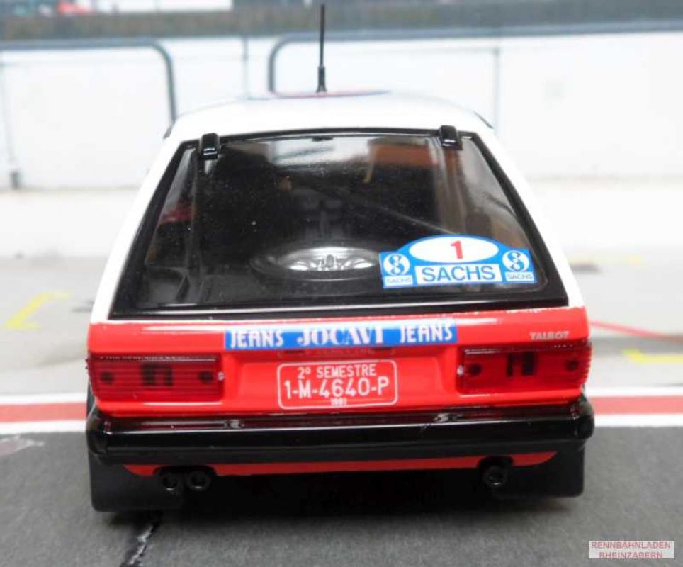 Talbot Sunbeam Lotus Rally Sachs-Bilbao 1981 #1 Zanini Antonio - Sabater Jordi Talbot Zanini Racing SCX Advance