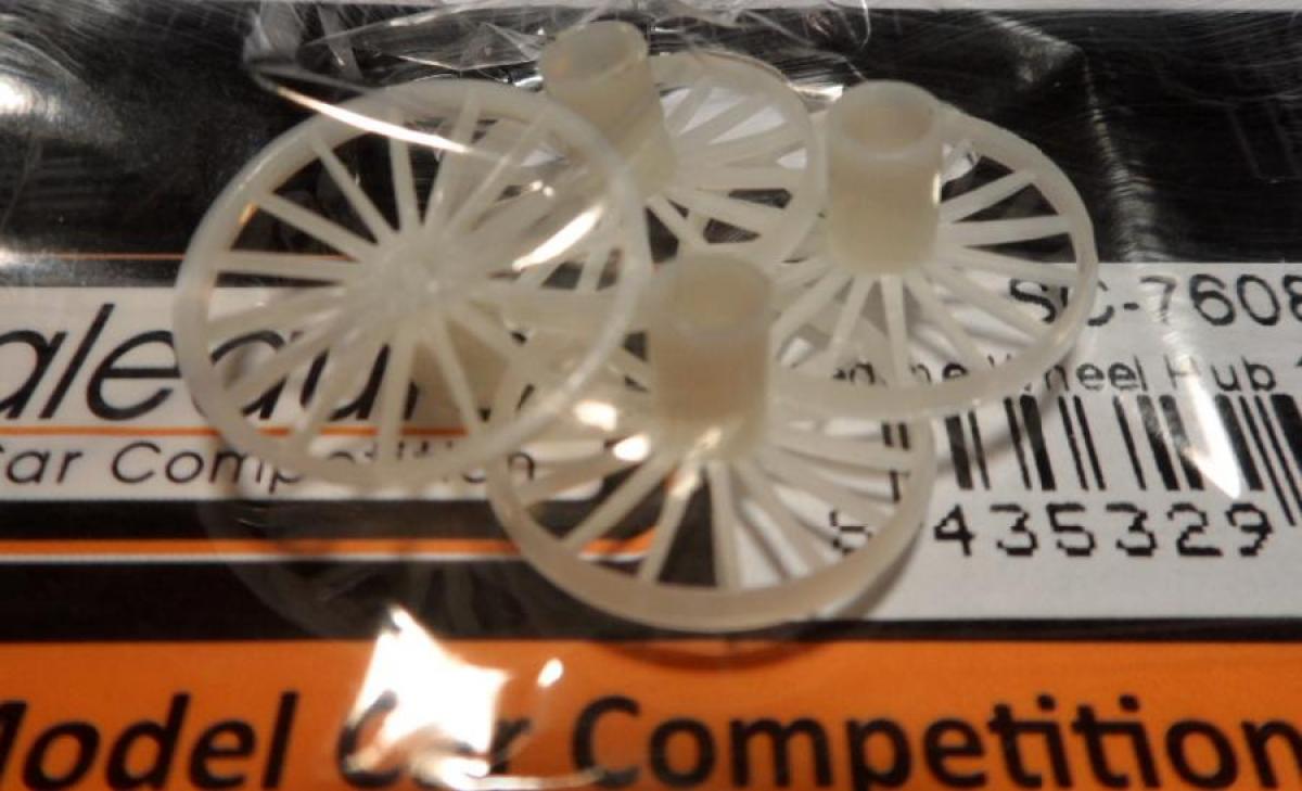Felgeneinsatz Ø20mm mit15 Speichen weiss