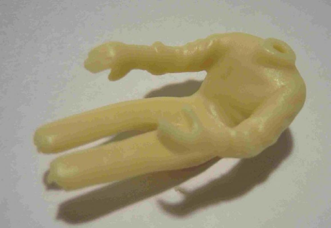 Fahrerfigur mit  Armen (ohne Kopf). Resine Scaleproduction