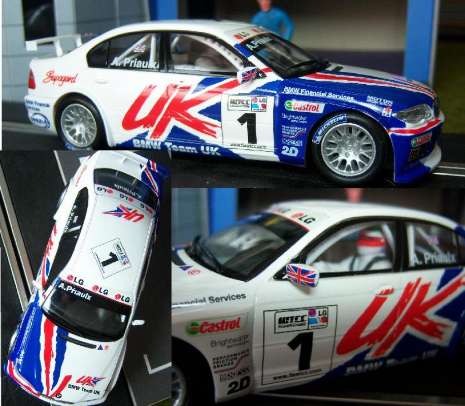 BMW 320i  BMW Team UK Fahrer A. Priaulx SCX WTCC Modell