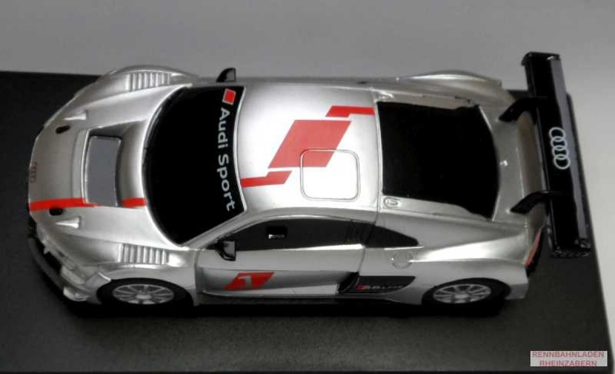 Audi R8 LMS #1 Audi Sport silber Slot-Car im Maßstab 1:43