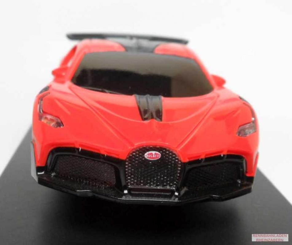 Bugatti Divo rot Supersportwagen Maßstab 1:43