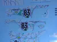 BMW M1 24h Le Mans 1980  Map of France Start Nr. 83  Maßstab 1:32