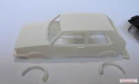 White Body Kit VW Golf 1 Maßstab 1:32 Avant Slot 