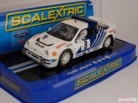 Ford RS 200 No.8, 3.Pl Rally Sweden 1986 Fahrer Kalle Grundel / Benny Melander Modell mit Fahrbeleuchtung