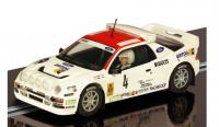 Ford RS 200 No.4 Rally Costa Brava 1986 Fahrer A.Zanini/J Autet Modell mit Heckantrieb, Fahrbeleuchtung