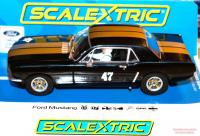 Ford Mustang 1966 "No.47 Black & Gold"  Scalextric 1:32 C4405