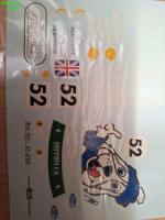 Ferrari F 355 Challenge Slush Puppie #52 DMC Decal 1:32