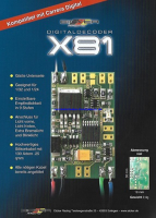Digital Decoder Eicker X81 mit Auspuff Flammen ohne Kabel 