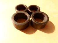 Reifen-Set vorne u.hinten Ø19,0x9,5mm-Ø21,8x12,0mm Vollgummi-Slick