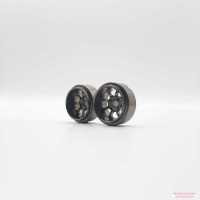 Alu-Felgen Minilite Deep Dish 15.8mm x 8.5mm Grau für Achse 2,38mm STAFFS237