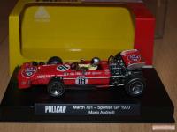 March 701 Spanien GP 1970 M. Andretti #18 Slotcar 1:32 analog POLICAR 1:32