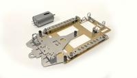 Plafit Fahrwerkset SLP-2 für 18D Motoren incl, Bison Motor vormontiert 1:24