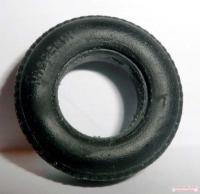 Ortmann Reifen für Carrera 124 Felge. Reifen mit MICHELIN Schriftzug 14 x 28 mm