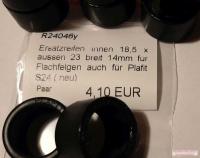 Ortmann Reifen für Flachfelgen innen 18,5 x aussen 23 breit 14mm für Flachfelgen auch für Plafit S24 ( neu)