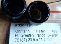 Ortmann Reifen 49B Hinterreifen Ninco (Reifen 70187) 20.5 x 11.5 mm